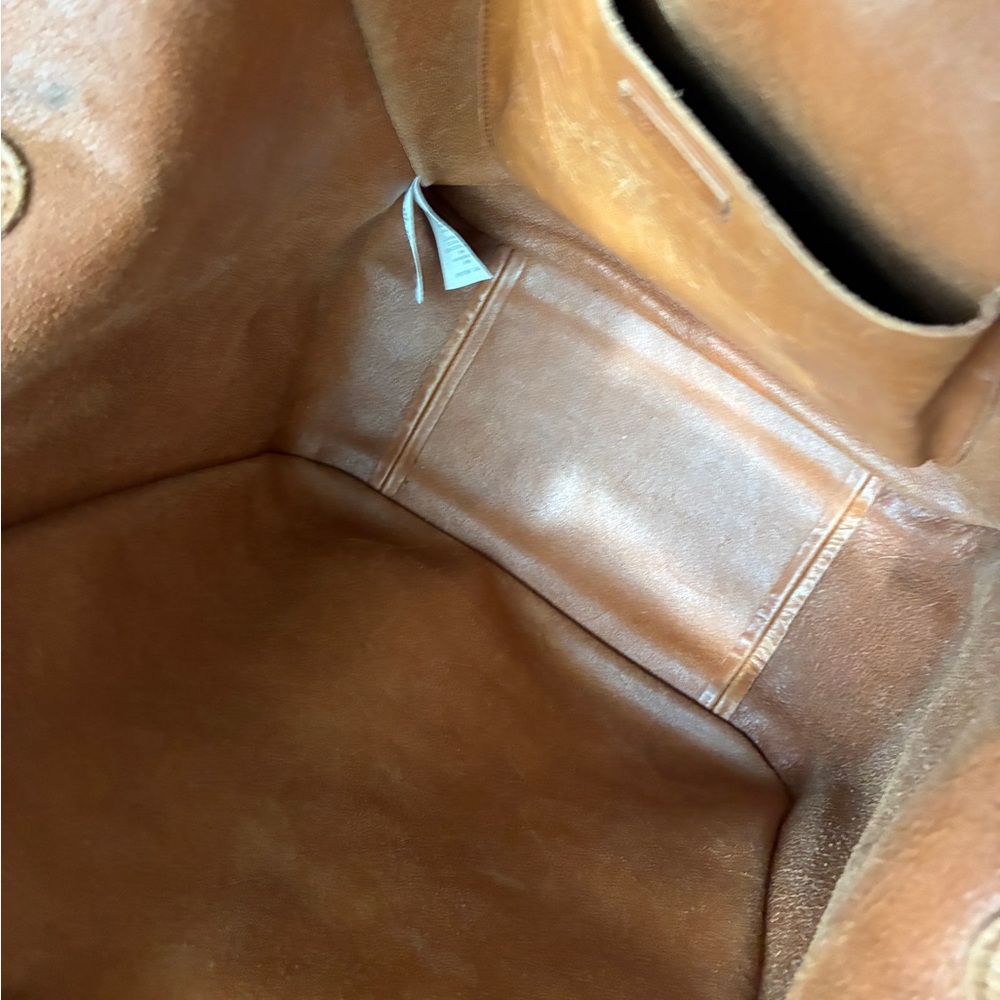 Madewell Tan Leather Tote Bag - Picture 7 of 9